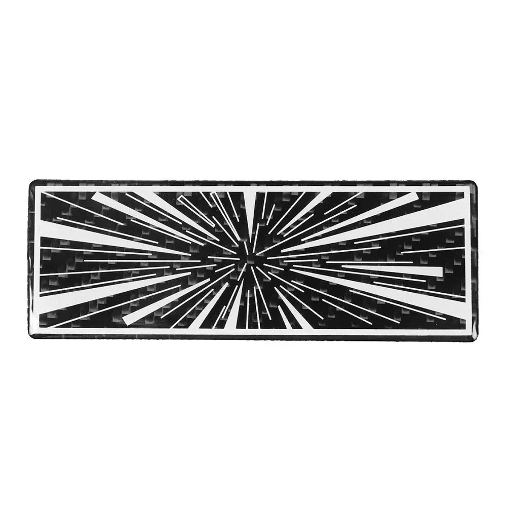 Tunnel Trunk Badge Decal - Car Time Space for Tesla Model 3, Y, X