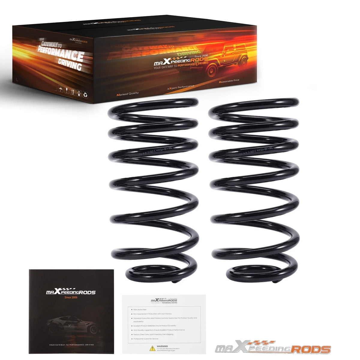6" Rear Spring Lowering Kit for GMC Yukon/Chevy Tahoe/Avalanche (2000–2006)