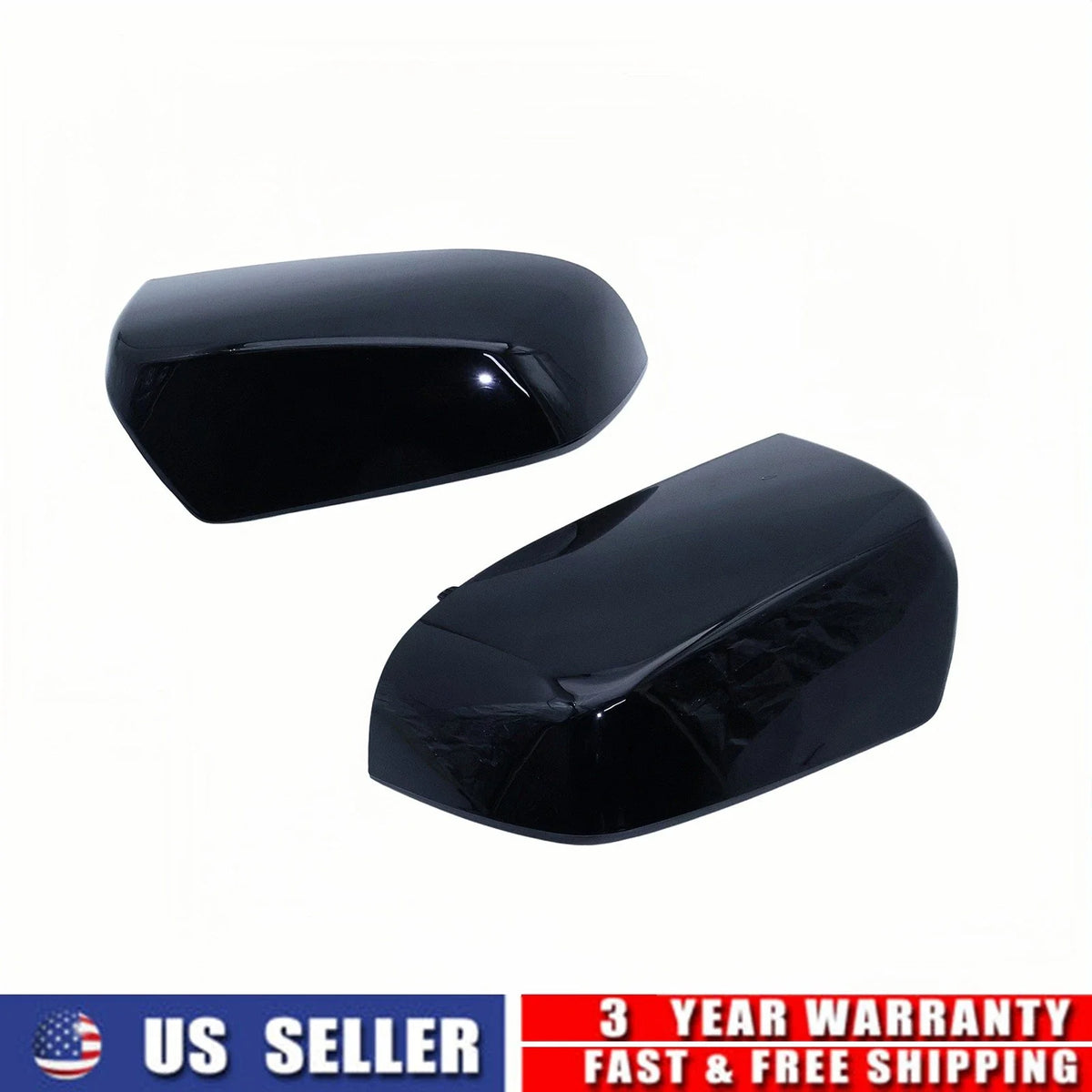 Pair Side Mirror Cover Cap Shell for Chevrolet Colorado GMC Canyon (2015–2021)