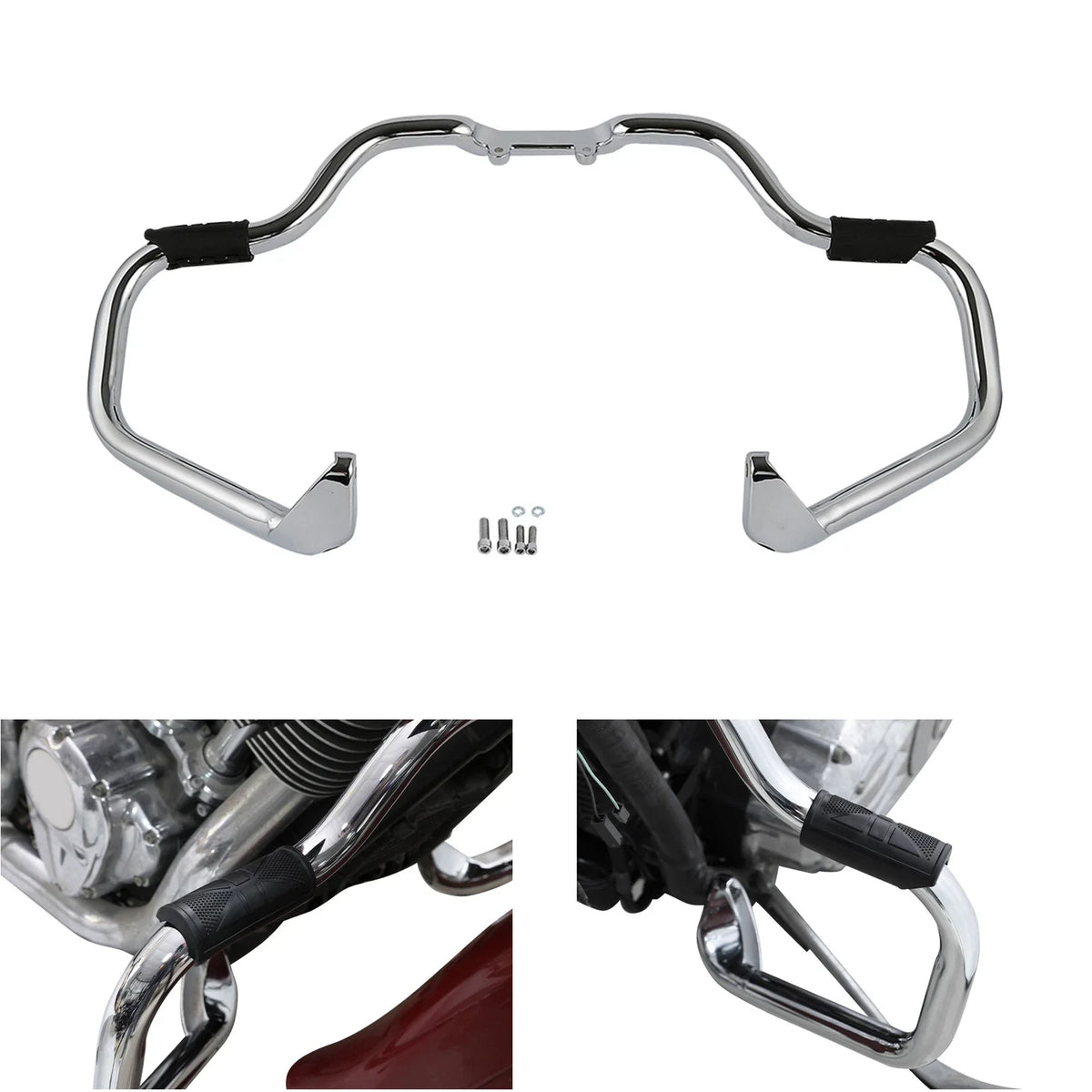 Engine Guard Crash Bar Mustache for Indian Chieftain 2016-2025