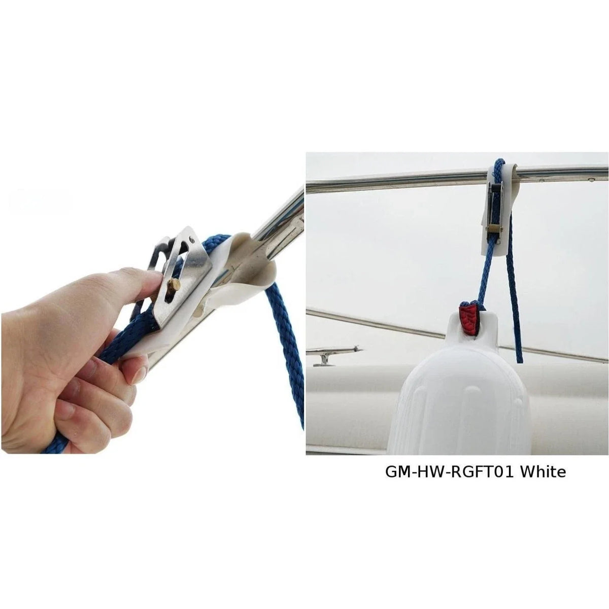 Marine Fender Cleat Hanger Adjuster with Secure Lock and Roller Design