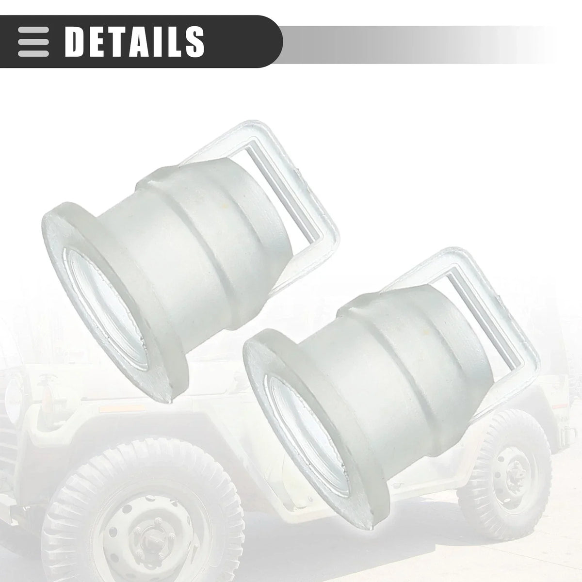 Transfer Case Cable Bushing - 2 Pcs (2018-2023) for Jeep 68064273ab