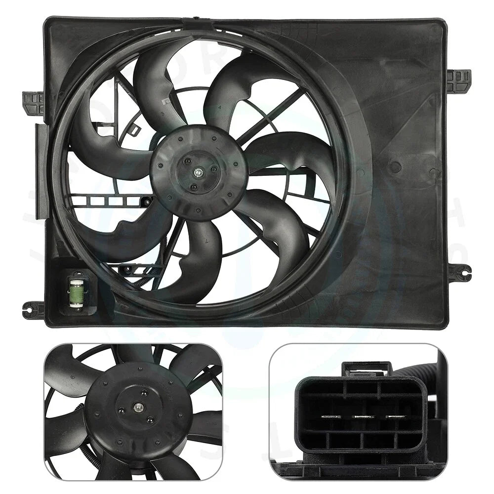 Electric Radiator Cooling Fan Assembly for Hyundai Tucson (2016–2019)