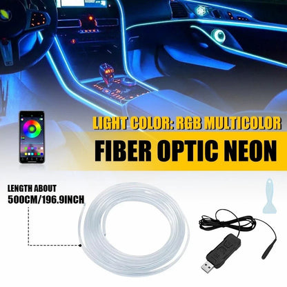 RGB LED Strip Lights 5m for Universal Interior Ambient Illumination