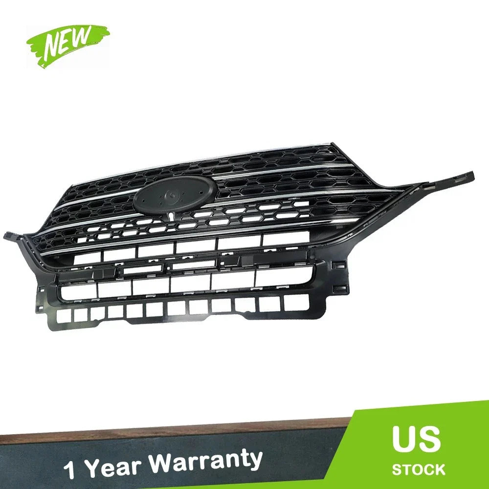 Upper Grille for Ford Explorer XLT (2020–2021) Chrome Finish