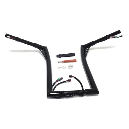 12" Prewired Handlebar Ape Hanger for Harley Road King FLHR (2014-2015)