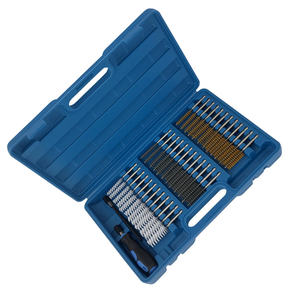 36pcs Wire Brush Cleaning Set for Drill (8-19mm Hex Shank)