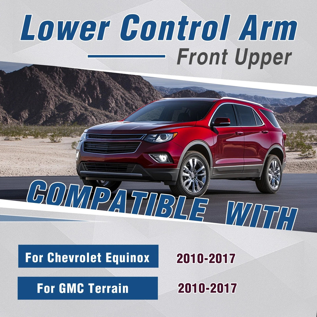 Front Left Lower Control Arm & Ball Joint for Chevy Equinox GMC Terrain (2010–2017)