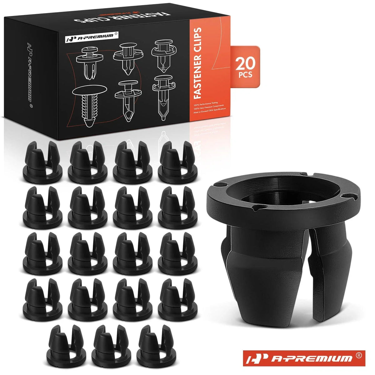 20Pcs Nylon Grille & Side Marker Light Grommet Clips for Nissan