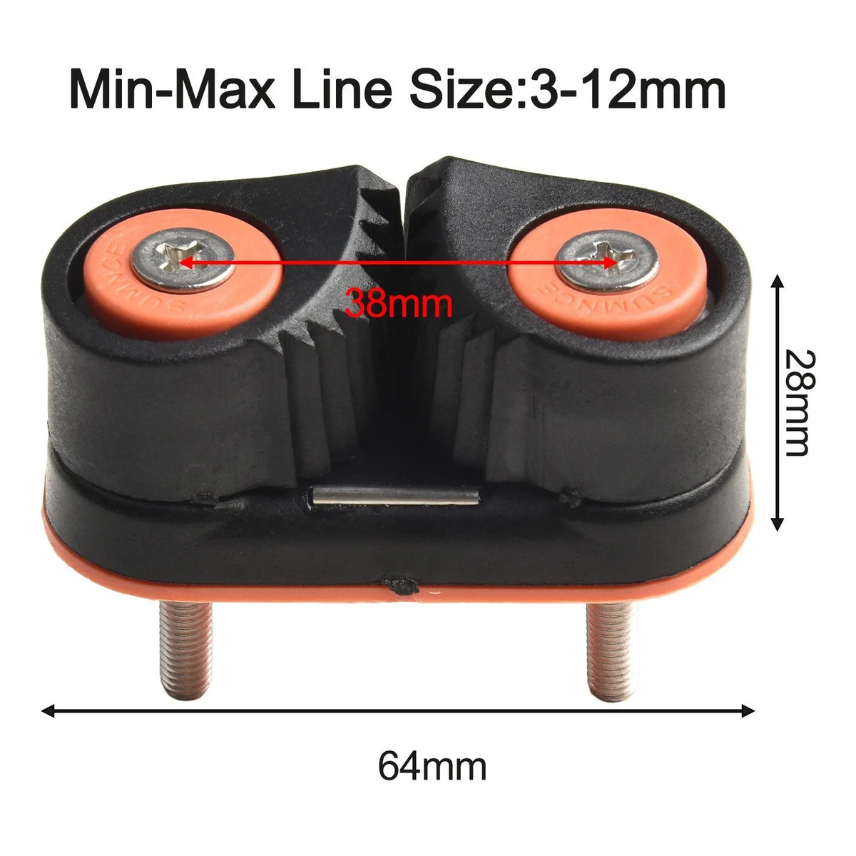 Rope Clamp System for Sailing and Kayaking Accessories