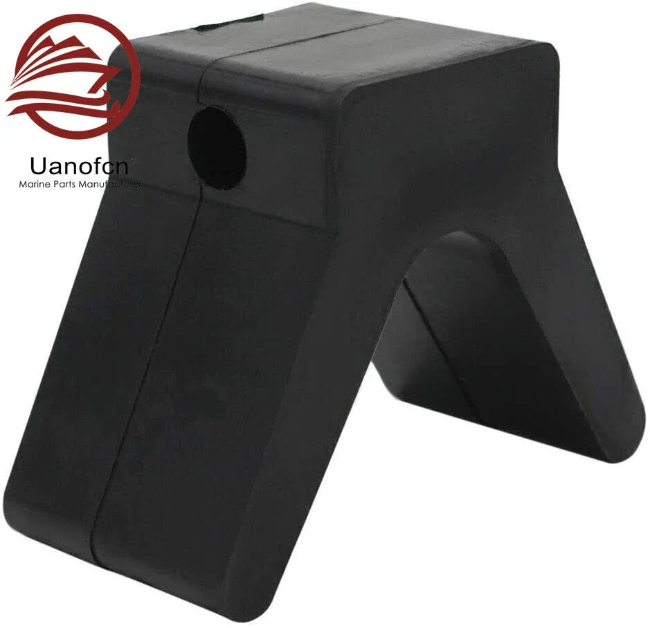 Non Marking Polyurethane V Bow Stop for 2 Inch Boat Trailer Mount