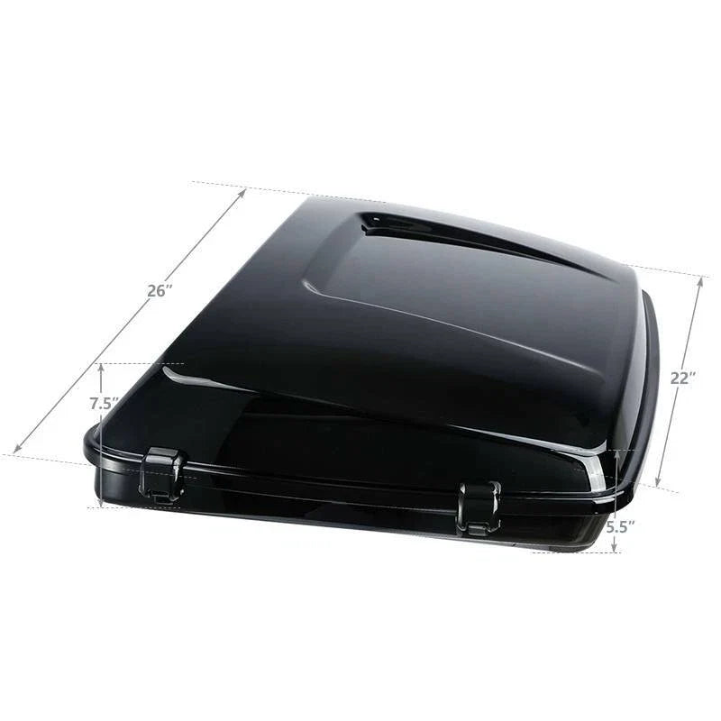 Trunk Mount Rack with Base Plate for Harley Touring Glide 2014-2026