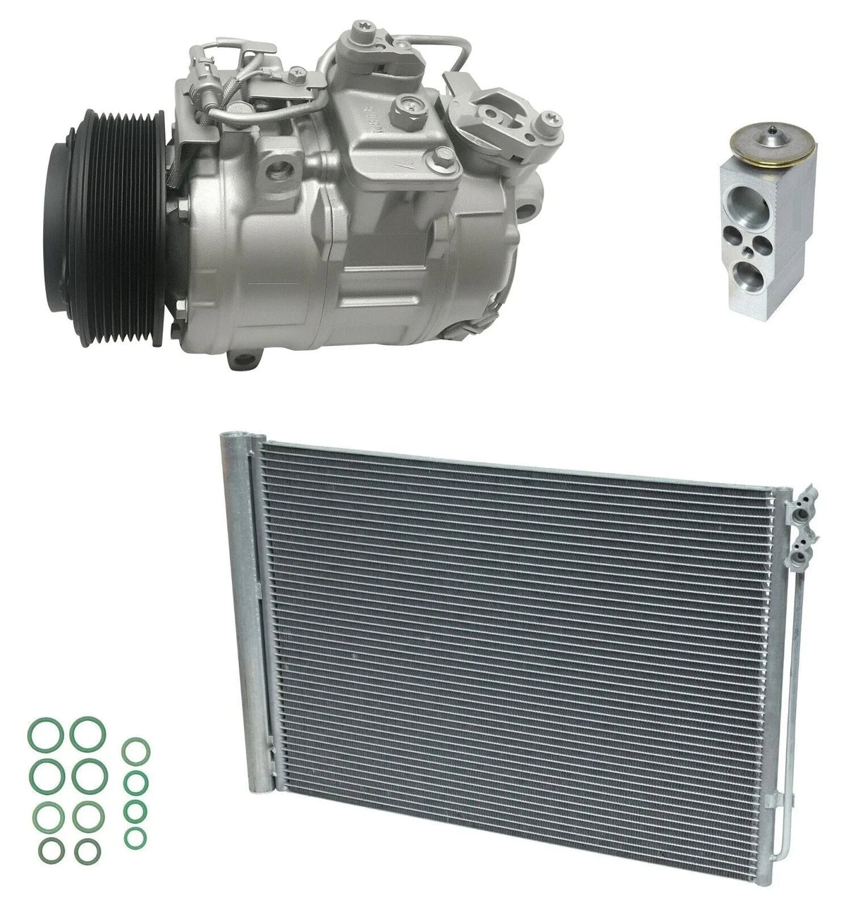 A/C Compressor Kit with Condenser for BMW 740Li xDrive (2011–2016)