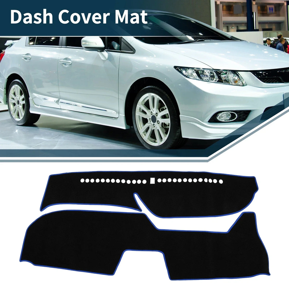 Dashboard Cover Mat for Honda Freed GB5/GB6/GB7/GB8 (2016–2023) Black Blue