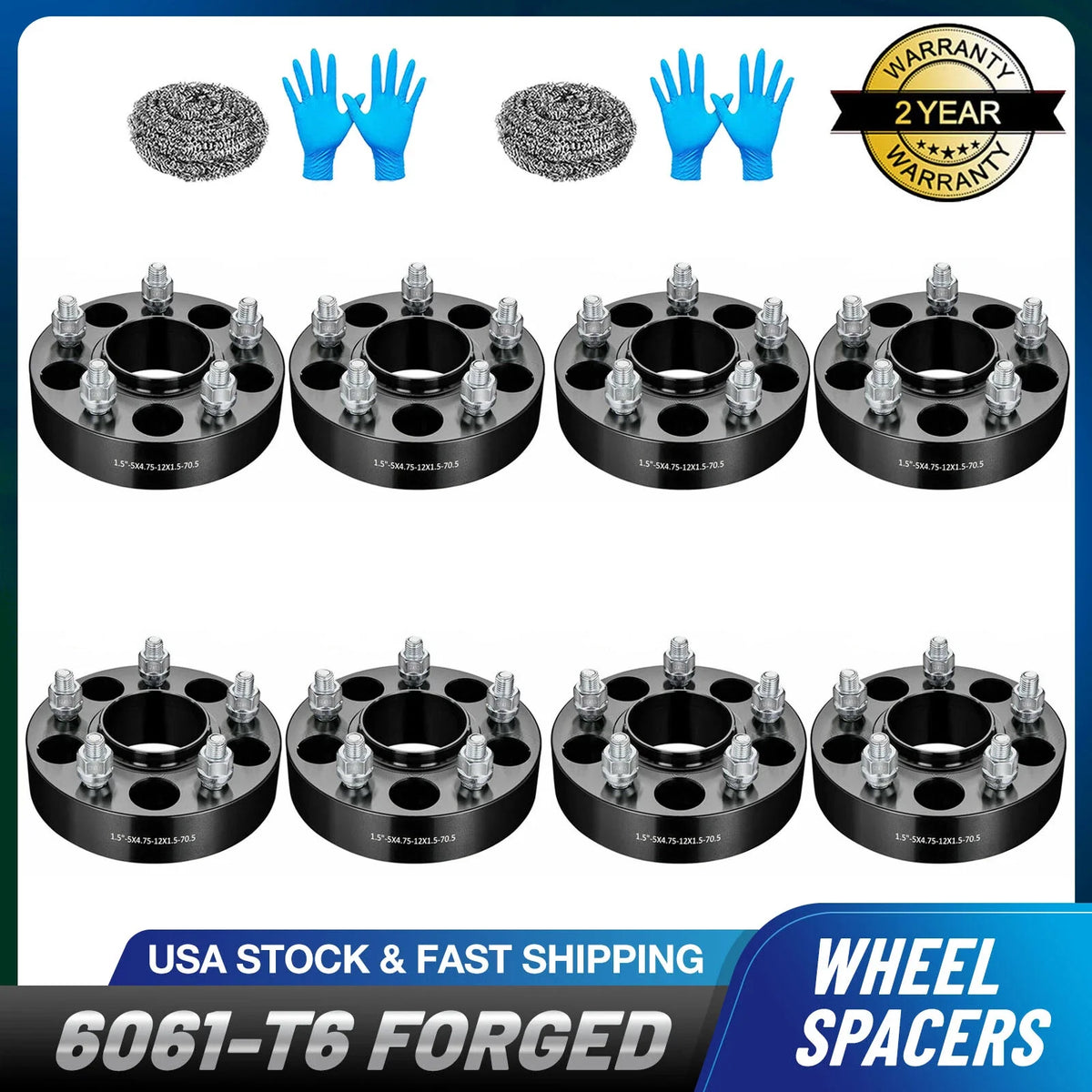 Set of 4 Hubcentric Wheel Spacers for Chevy S10 GMC Pontiac