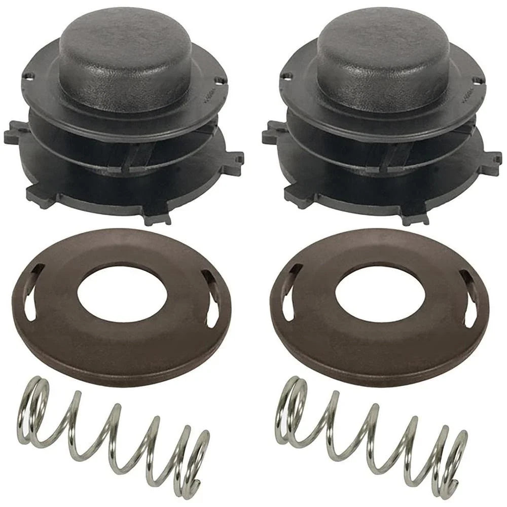 2X Trimmer Head Spool, Cover & Spring for Stihl (Replaces 0000-997-1501)