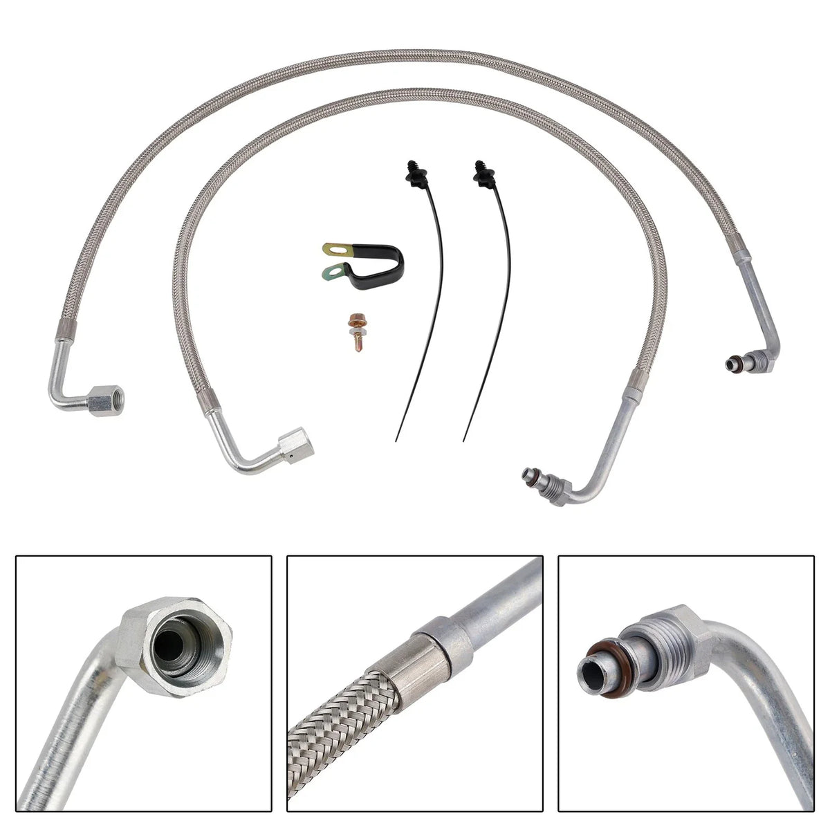 Oil Cooler Hose Lines 2X 2204030 5412355 for Trail Boss 330 (2003-2008)