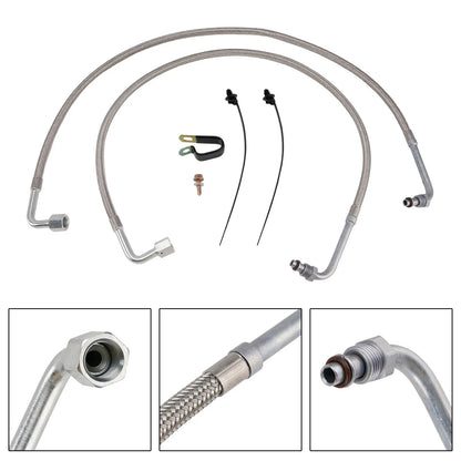 Oil Cooler Hose Lines 2X 2204030 5412355 for Trail Boss 330 (2003-2008)