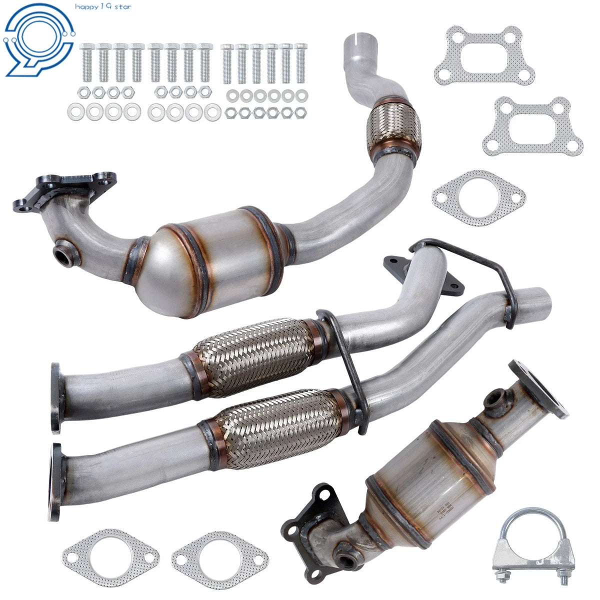 Catalytic Converters & Flex Pipes Set for Cadillac SRX (2012–2016)