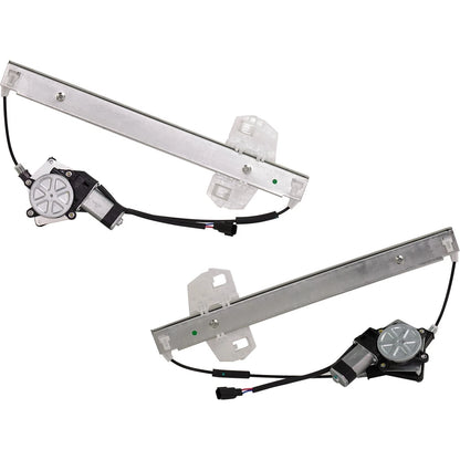 Set of 2 Window Regulators for Jeep Wrangler JK (2007–2018) Front LH RH Power