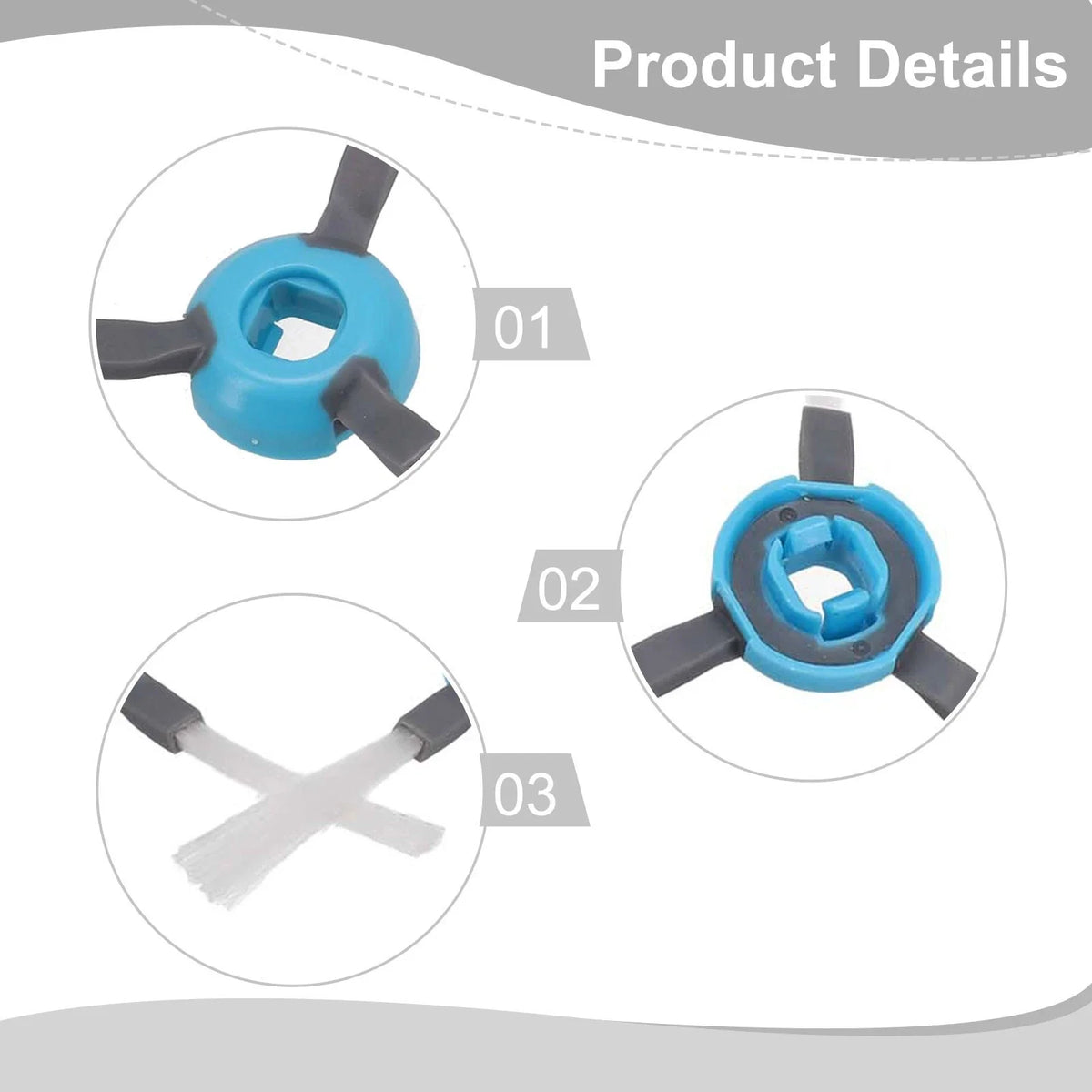 Side Brush Set for Hobot Legee 669/668/7 (2019–2021)