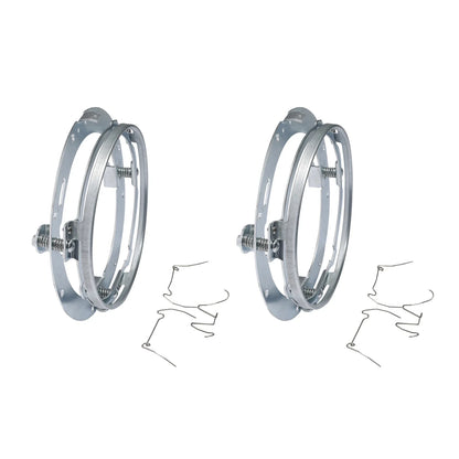 2X 7" Mounting Brackets for Harley Touring/Softail 1991-2013