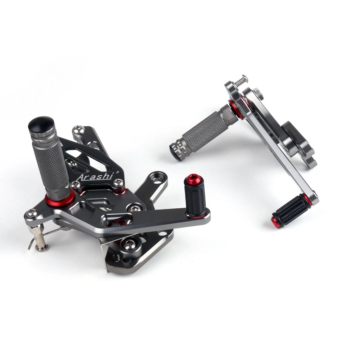 Rearset Foot Pegs in Gray for YZF R25 (2015-2019)