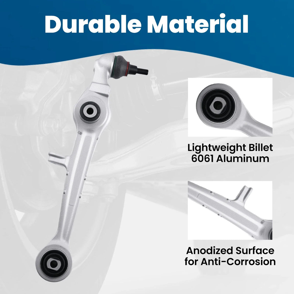 Front Lower Forward Control Arm w/ Ball Joint for Audi A6/A8 (1995–2020)