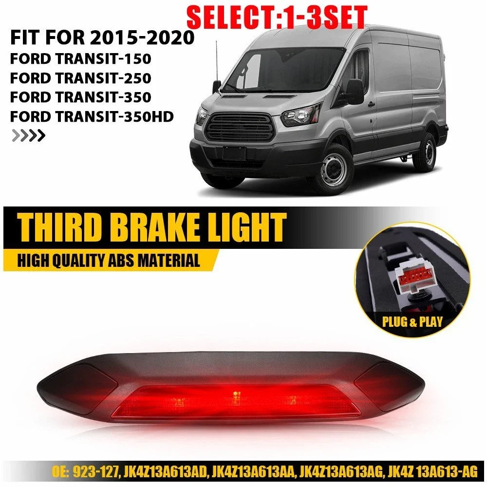 2018-2019 Ford Transit 150 250 350 350HD Red LED 3rd Brake Light