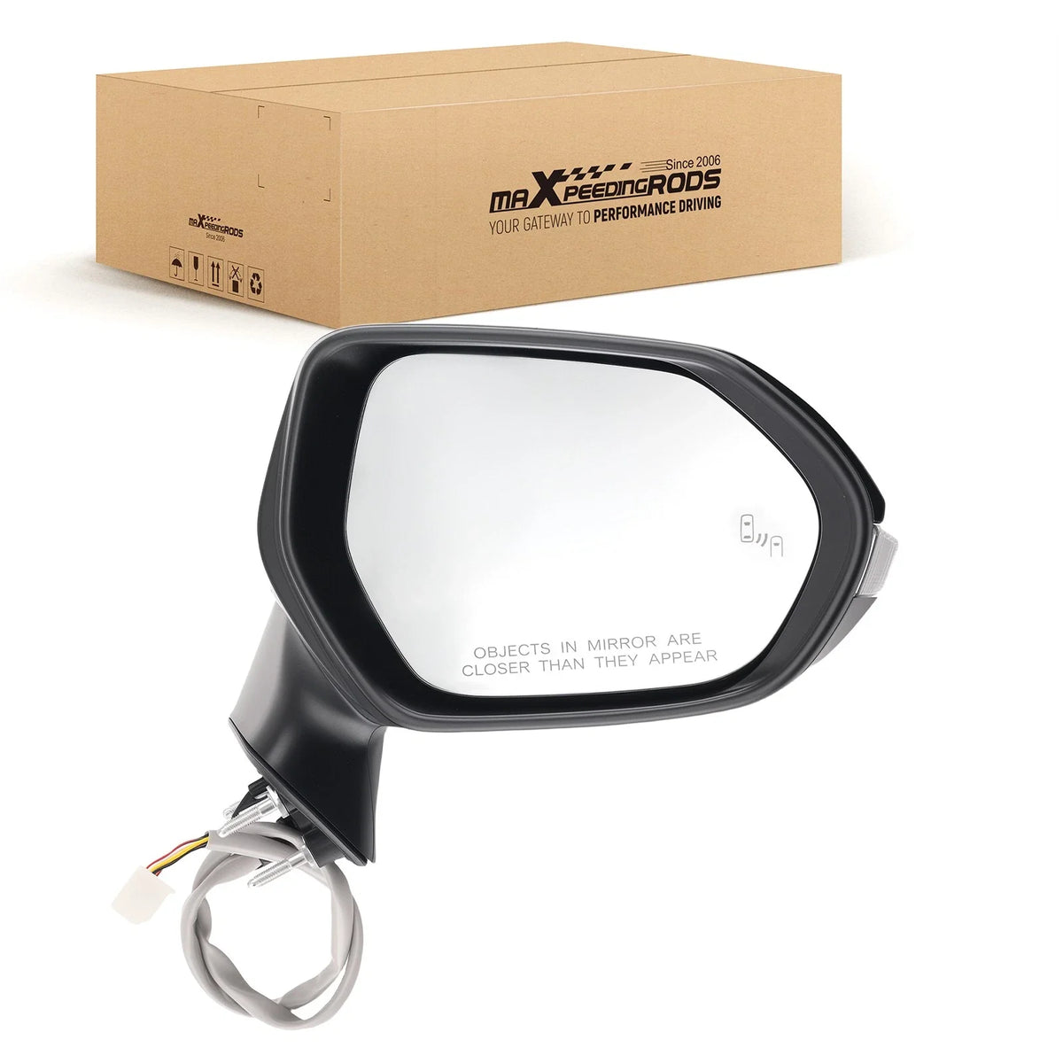 Passenger Side Mirror for Toyota Corolla Hatchback (2019–2022) LED Signal