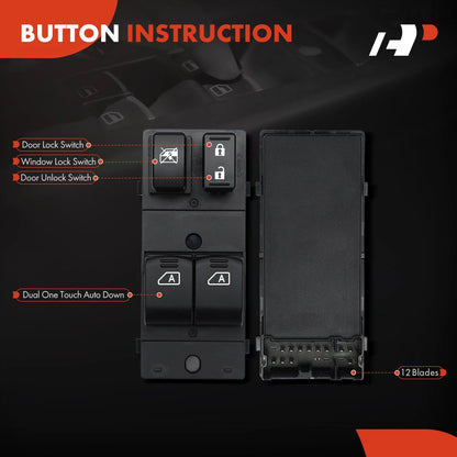 2008-2013 Nissan Altima Front Left Power Window Switch