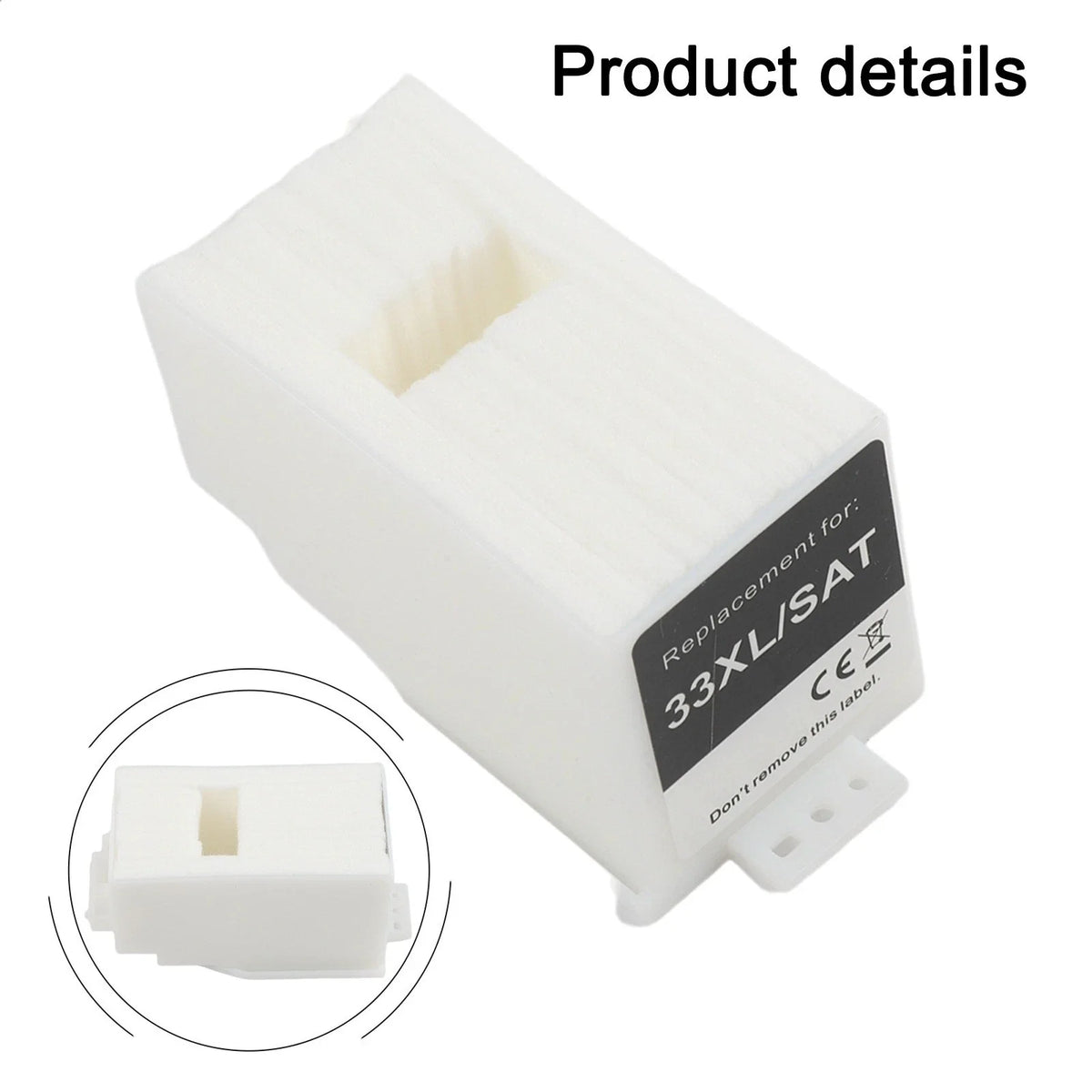 Replacement Waste Ink Pad Sponge Box for Epson XP620 XP621 XP530 XP860 (2012–2016)