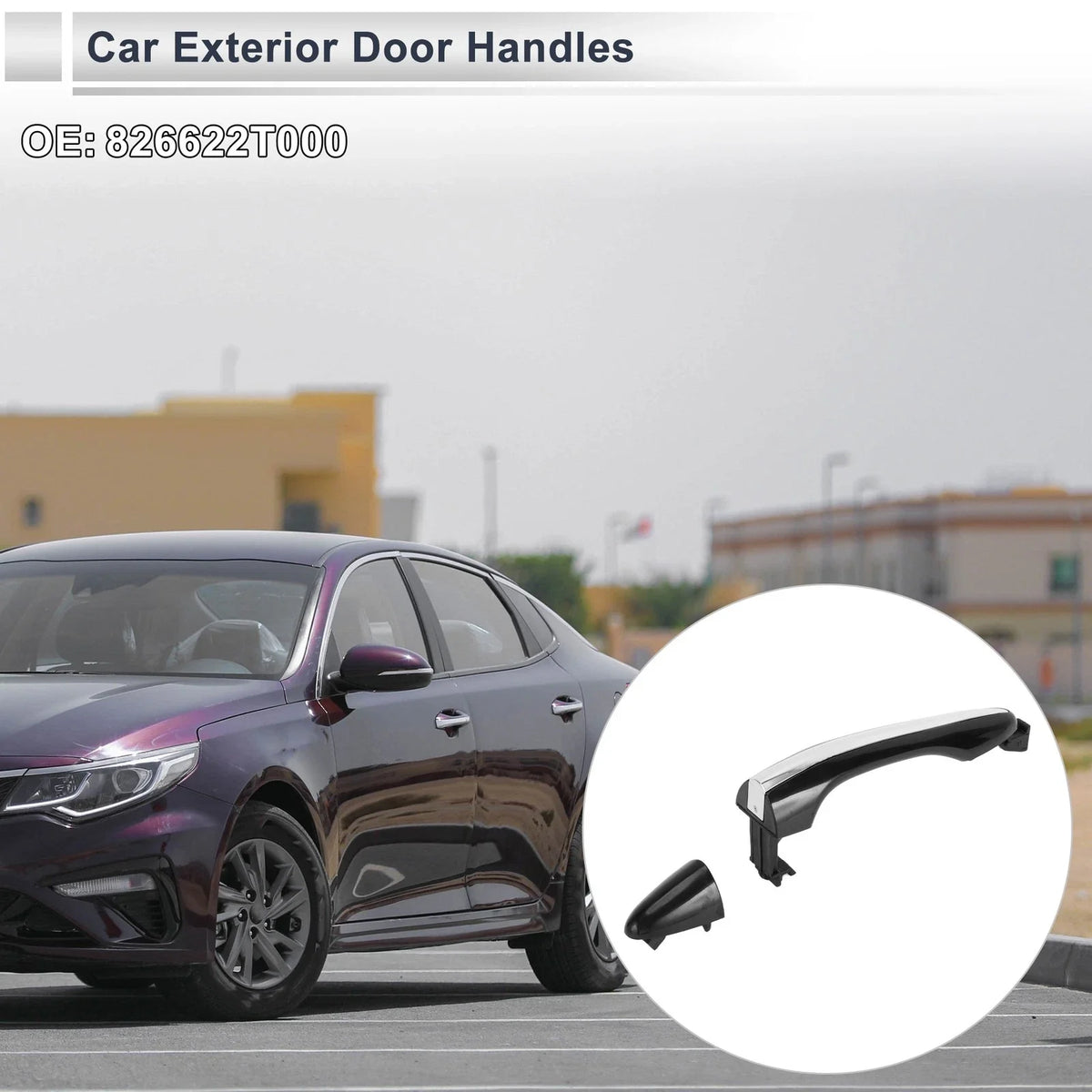 Front Right Door Handle for Kia Optima (2011–2015) No. 826622T000