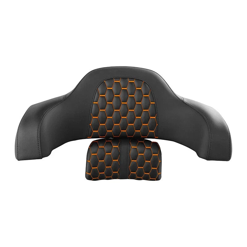 Black Orange Rear Trunk Backrest for Indian Chieftain (2014-2023)