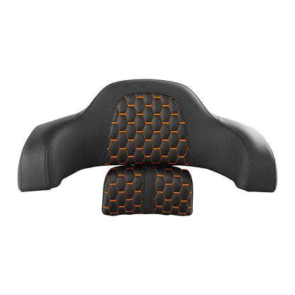 Black Orange Rear Trunk Backrest for Indian Chieftain (2014-2023)