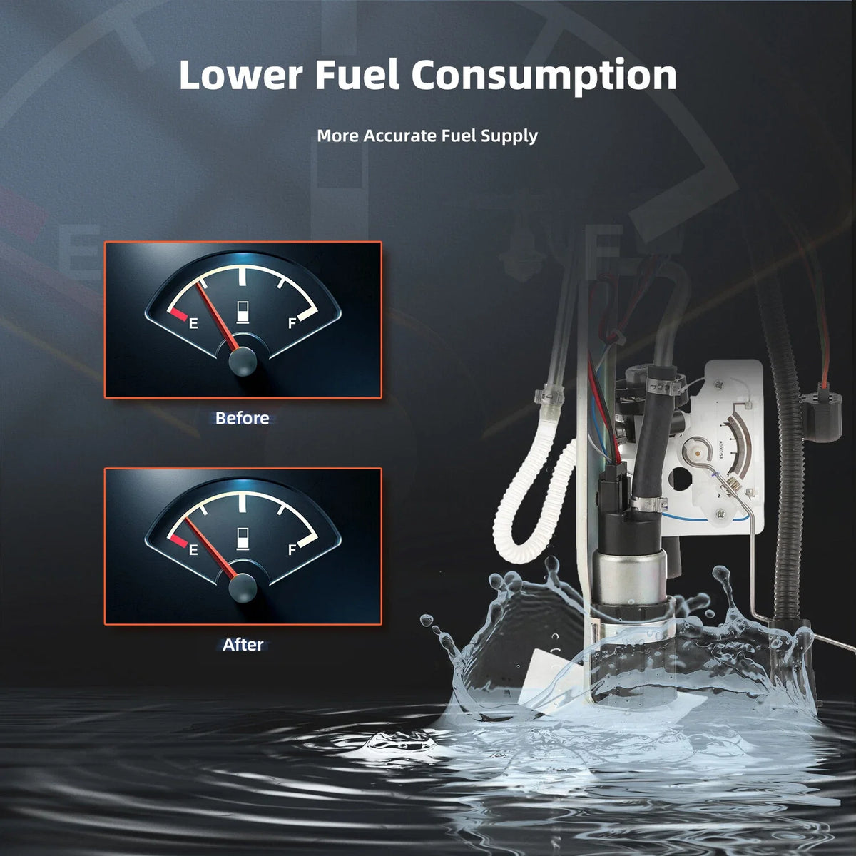 Fuel Pump Assembly Module for 2000-2001 Ford Ranger L4 2.5L