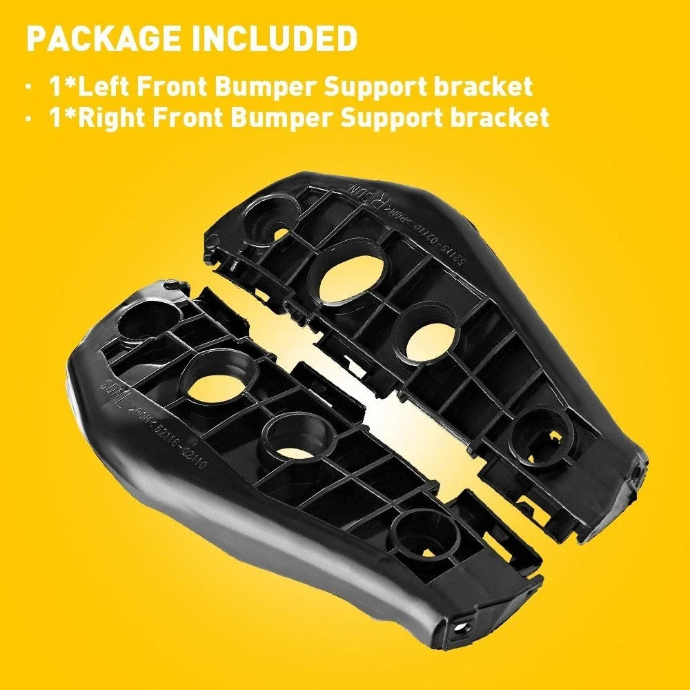 2X Bumper Support Bracket Holder for Toyota Corolla (2009–2010)