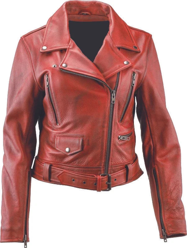Kuryakyn Leather Motorcycle Jacket for River Road Arabian Spice (Medium)