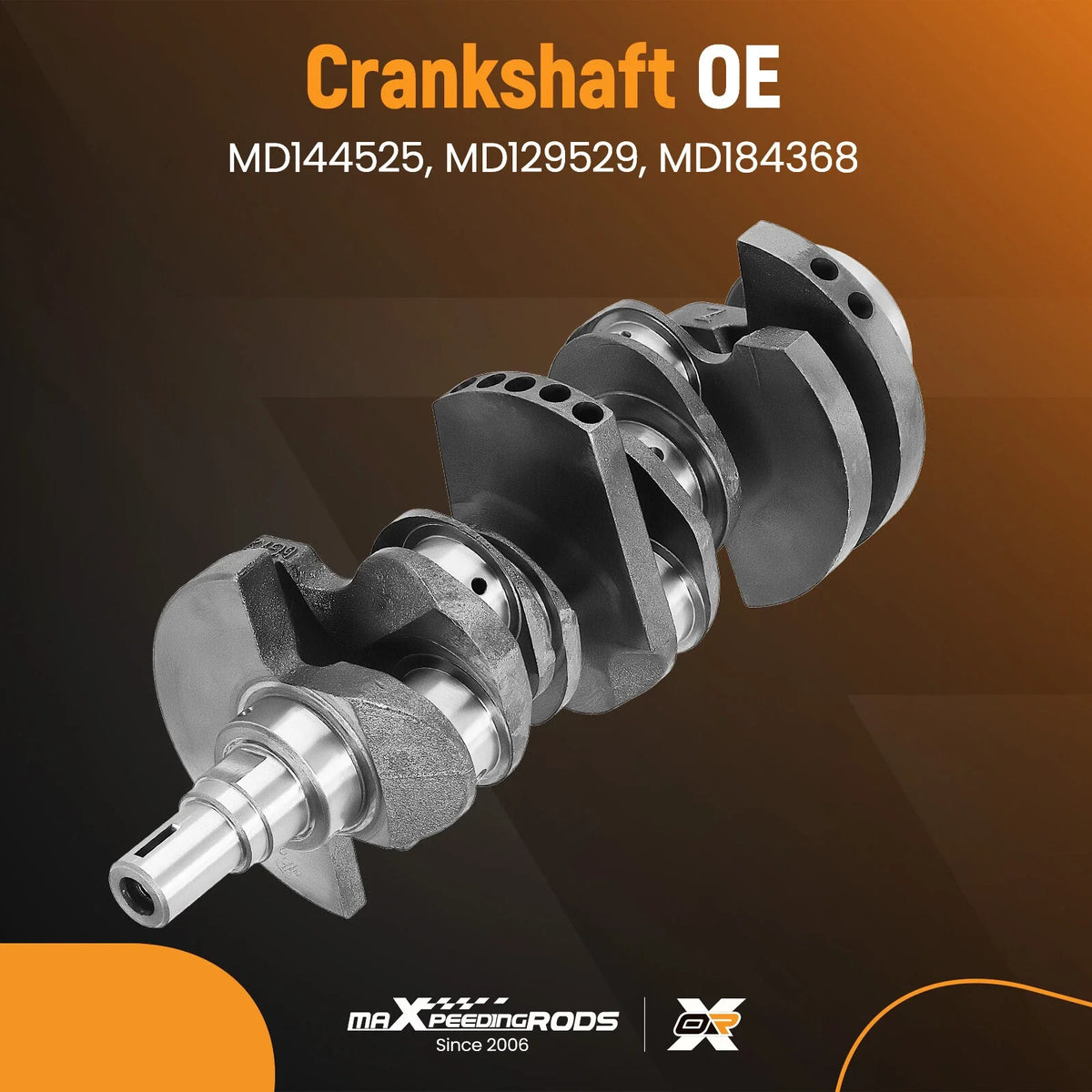 Crankshaft for Mitsubishi Dodge Chrysler Montero Eclipse Ram 50 (3.0L 6G72)