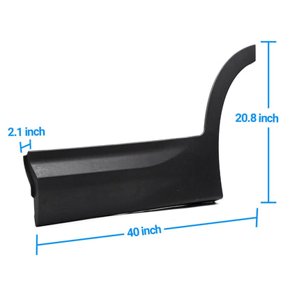 Rear Lower Door Molding Garnish Set of 2 for 2013-2018 Hyundai Santa Fe