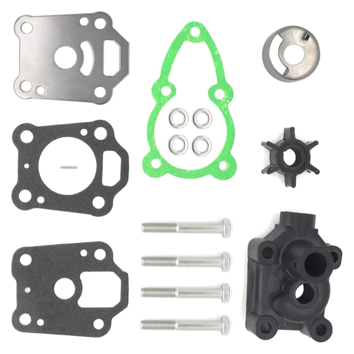Water Pump Impeller Kit for F4 F5 F6 Outboard Mercury (16159A03, 8M0155395)