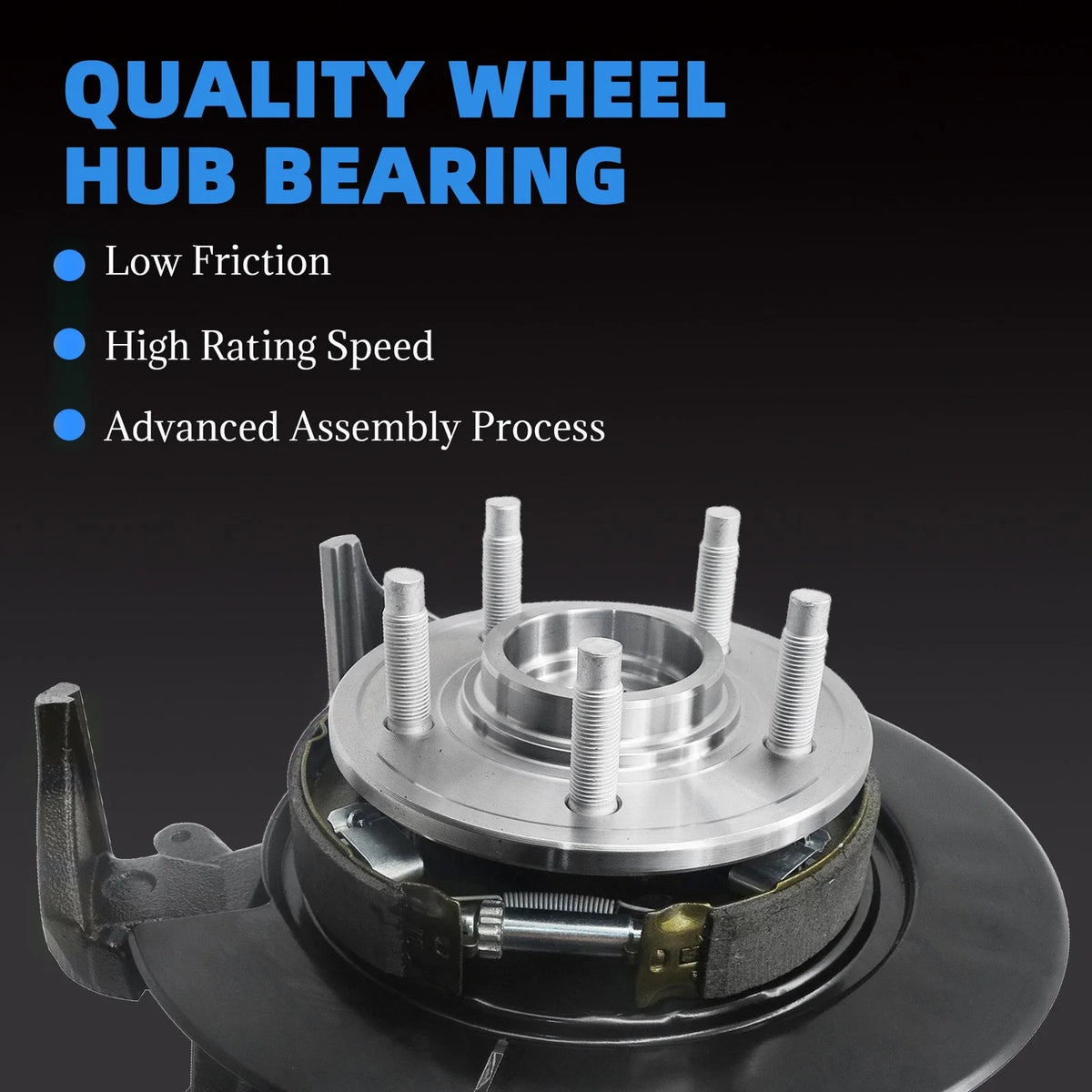 Left Wheel Hub Bearing & Steering Knuckle Assembly for Ford Mazda Mercury (2005–2012)