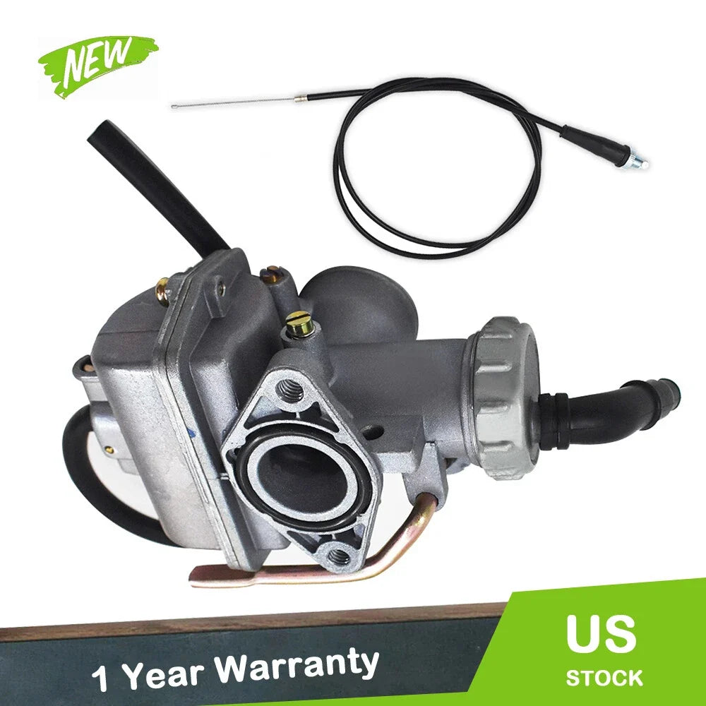 Carburetor & Throttle Cable for Honda SL70 (1971–1973)