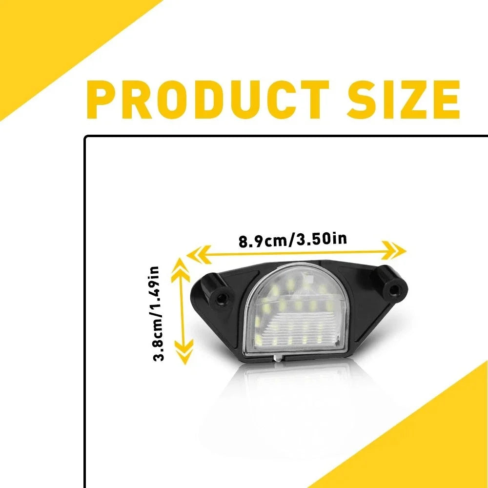 Full LED License Plate Lights for Chevy Corvette/Impala/Monte Carlo