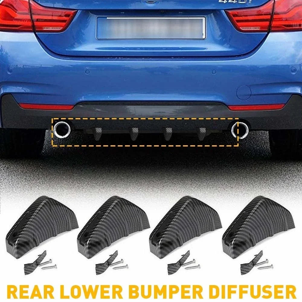 Bumper Wing Splitter Diffuser Lip for AUXIO Shark 5-Fin