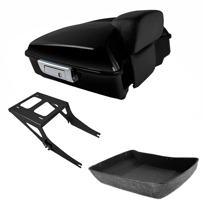 Chopped Trunk Backrest Mount for Softail Fatboy FLSTF 2008-2017