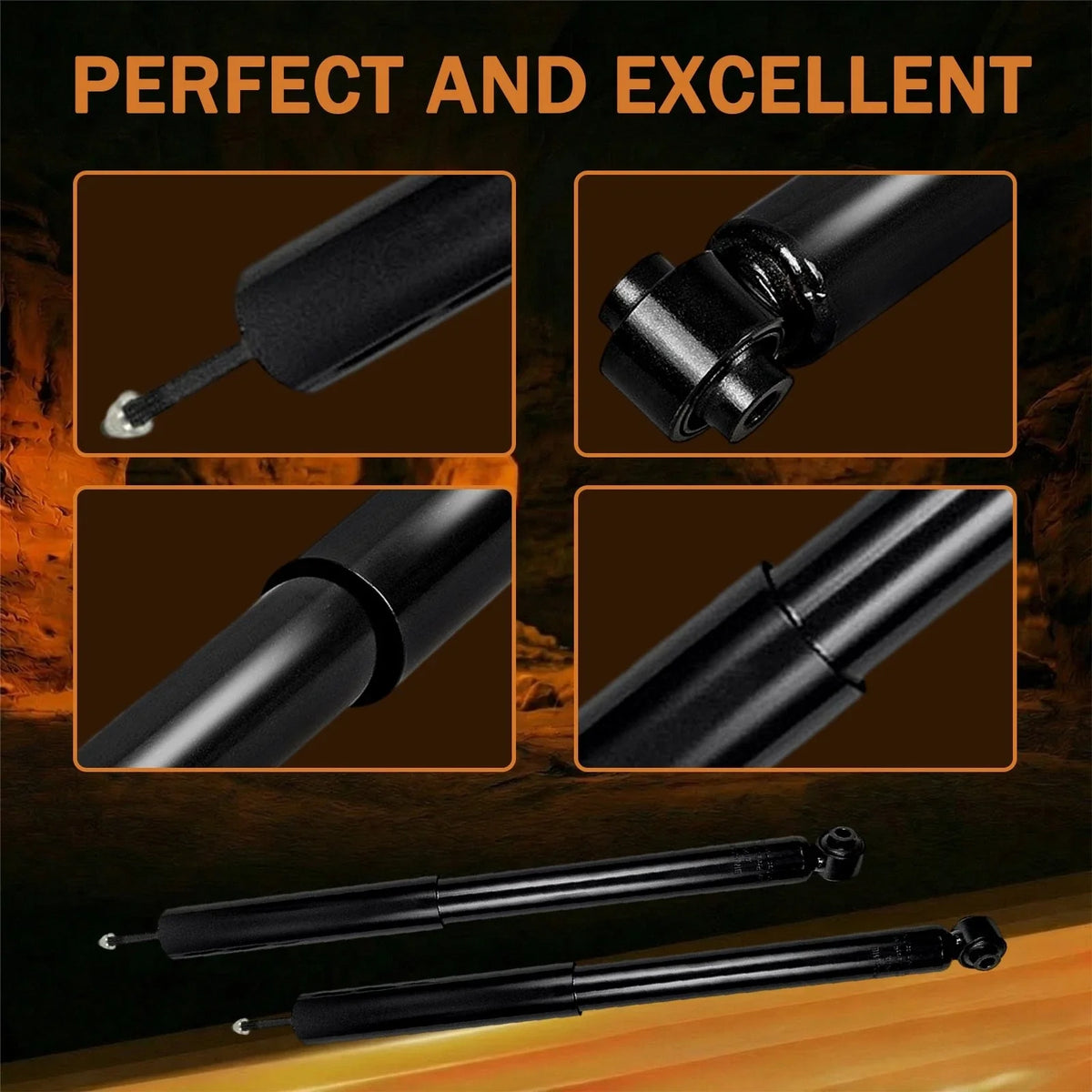 2 Rear Shock Struts for Lincoln MKX / Ford Edge (2007-2010)
