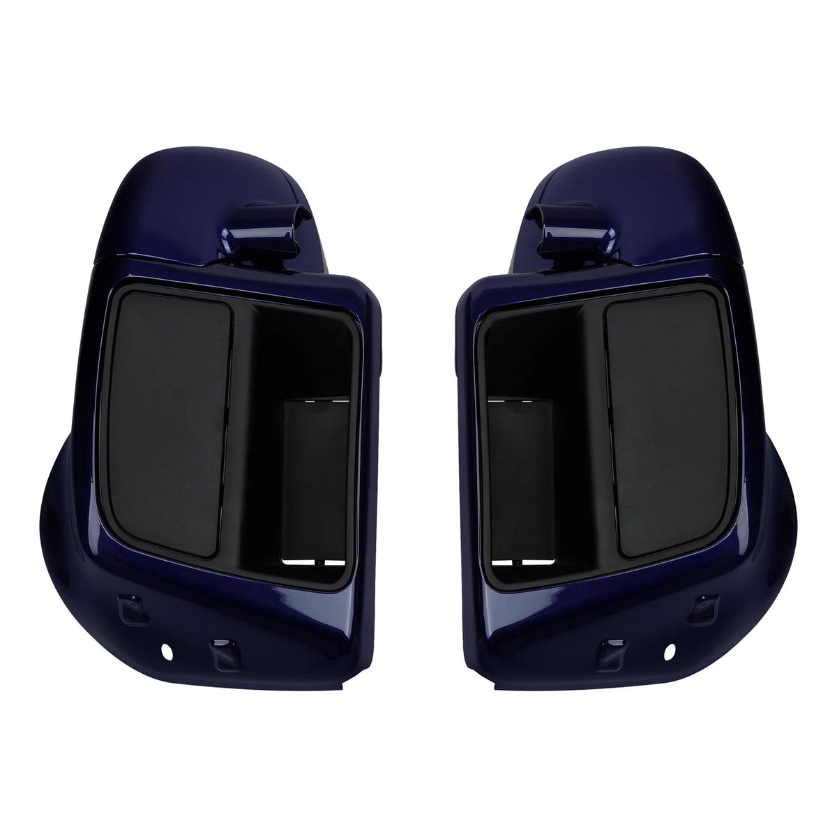 Lower Vented Leg Fairing for Touring 2014-2025 - Zephyr Blue/Black Sunglo