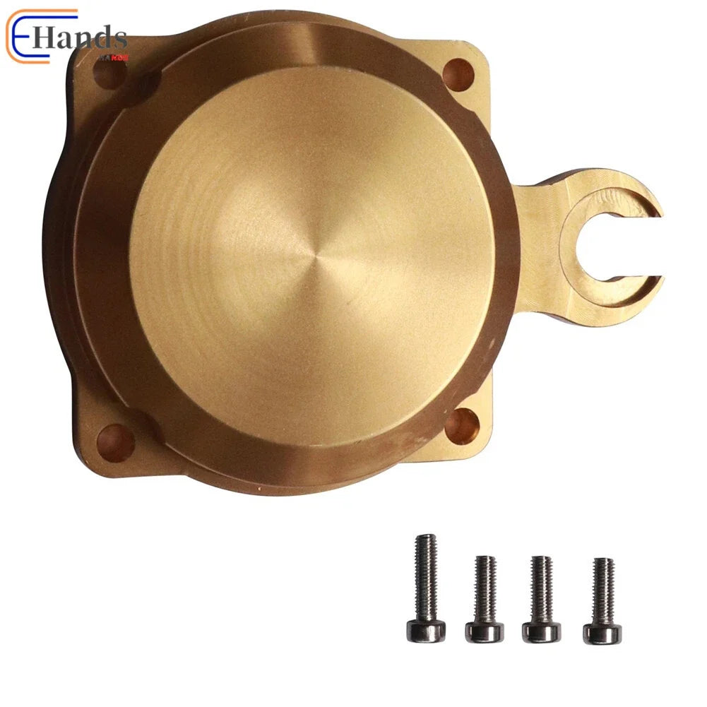 CV40 Carburetor Top Cover - Yellow Finish for Harley FXR Dyna Softail