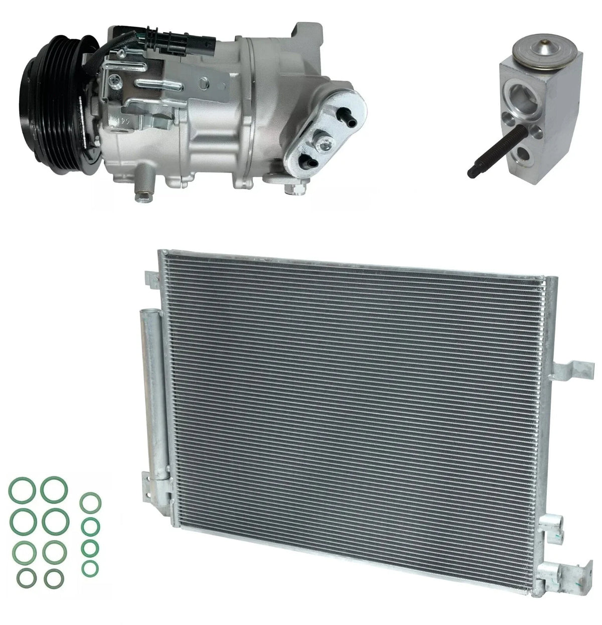 A/C Compressor Kit With Condenser for Chevrolet Camaro 2.0L (2018–2018)